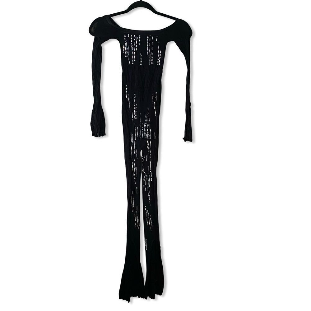 Poster Girl Adella Jumpsuit Shapewear Off The Shoulder black stretch Revolve O/S - Picture 13 of 16